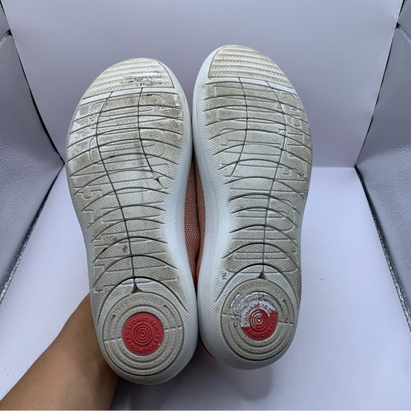 Women's Fitflop Uberknit Slip On Sneaker Shoes size US 8.5 pink slip on - Picture 8 of 9